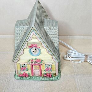 Midwest of Cannon Falls Cottontail Lane Light Up Ceramic Rose Cottage